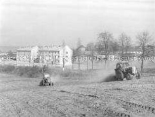 Feldbestellung in der LPG Usadel (Kr. Neustrelitz)