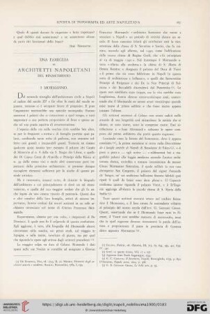 Una famiglia di architetti napoletani del rinascimento