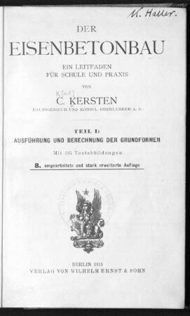 Teil 1: Ausführung und Berechnung der Grundformen