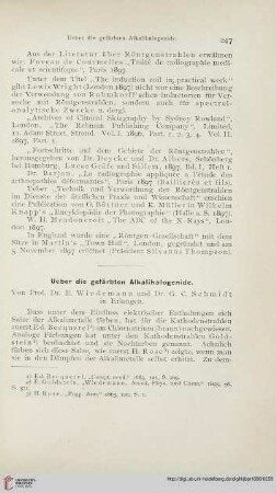 Ueber die gefärbten Alkalihalogenide