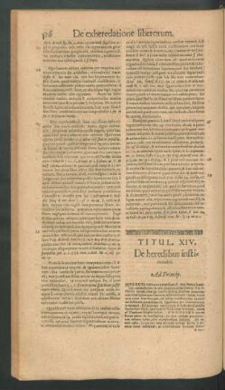 Titul. XIV. De heredibus instituendis.