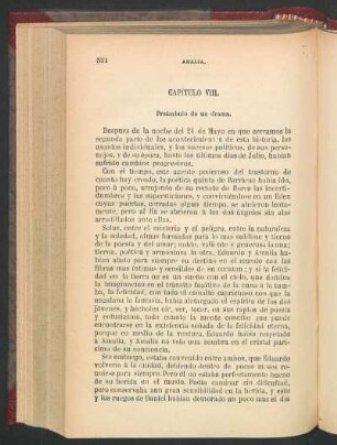 Capítulo VIII. - Preámbulo de un drama.