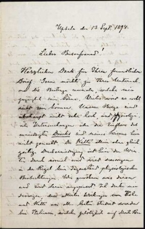 [Letter to Angelo Mosso] (= Fascicolo Clima)