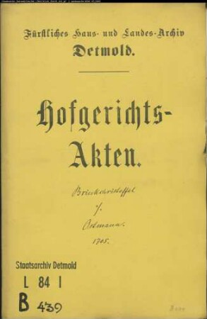 Brinkchristoffel zu Lage gegen Kord Ostmann zu Lage