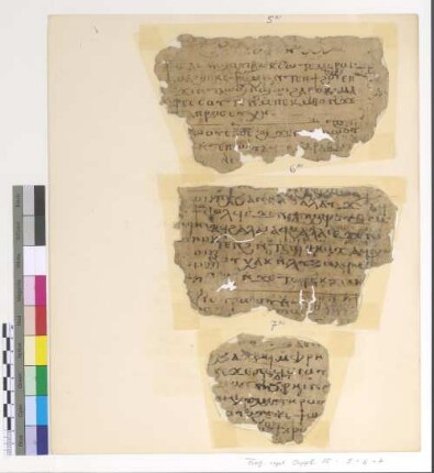 6r: Ps. XVII, 10-12; 6v: Ps. CXII, 3-4