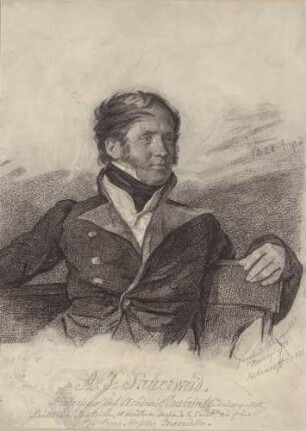 Bildnis Sauerweid, Alexander Iwanowitch (1783-1844), Maler, Graphiker