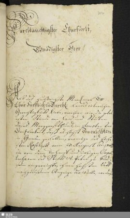 [Schreiben der Stände des Markgraftums Oberlausitz von Land und Städten an den Churfürsten von Sachsen, Bautzen, 02.05.1785.]