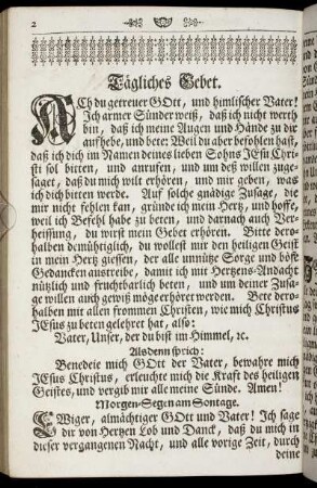 [Morgen- und Abend-Gebete.]