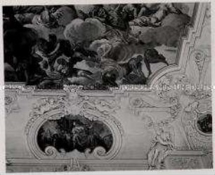 Erfurt, Kurmainzische Statthalterei, Festsaal (Deckendetail)