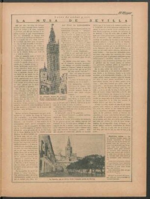 La musa de Sevilla : Notas de andar y ver