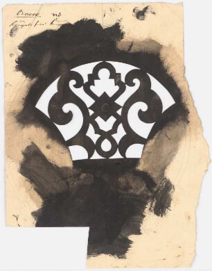 Wandschablone: grafisches Muster als Schablone
