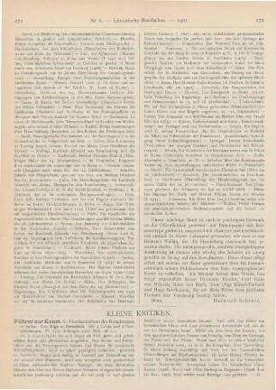 271-274 Kleine Kritiken