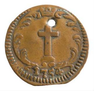 Münze, Sesino, 1754