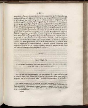 Chapitre X. De Certaines Courbes Surfaces Courbes Qui Sont Souvebt Employées Dans Les Arts Et Les Constructions.