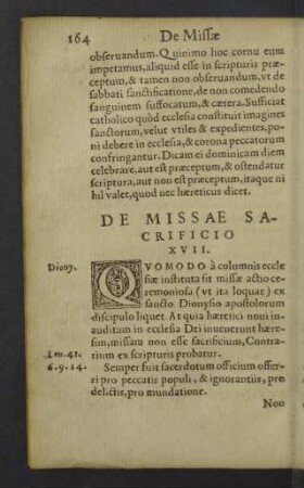 De missae sacrificio XVII.