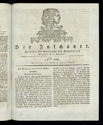 No. 132 - 3. November 1821
