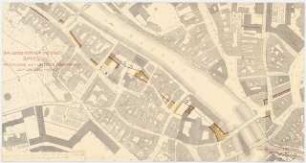 Bebauungsplan Bamberg. Zum Projekt gehörend: Hermann Jansen, Bebauungsplan Bamberg: Lageplan über Vermessungskarte aus 2 Blättern 1:1000