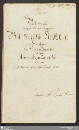 Grubenbericht von dem Grubengebaeude Gott vertrauter Daniel Erbst: zu Hohentanne - 17.6531 4. : In Freiberger Bergamts- und deren Auswaertigen Revier 1ste Abth: gelegen