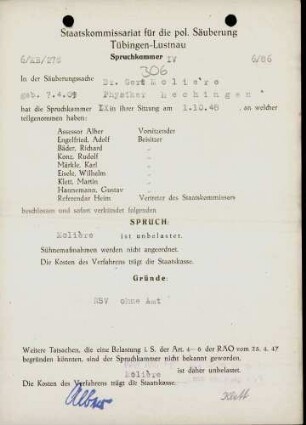 Moliére, Gert, Dr.