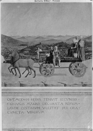 Triumphzug des Herzogspaares von Urbino