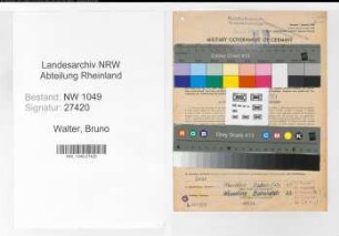 Entnazifizierung Bruno Walter , geb. 29.03.1890 (Werkmeister)