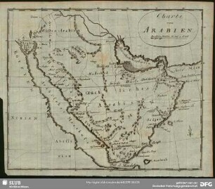 Charte von Arabien