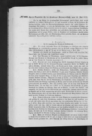 Special-Regulative für die Hamburger Seemanns-Casse, vom 14. Juli 1859.