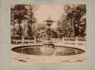 Villa Doria Pamphili (Park), Rom Brunnen: Ansicht des Brunnens