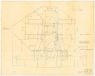 Tonfilmatelier der UFA (Universum Film AG), Potsdam-Babelsberg: Kanalplan 1:200