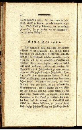 Erste Periode.
