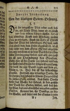 Zweyte Abtheilung. Von der blutigen Seiten-Oefnung.