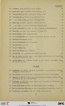 Glas (Nr. 332-363)