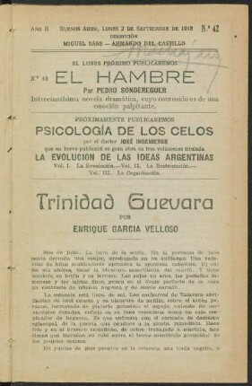 1918000242: Trinidad Guevara