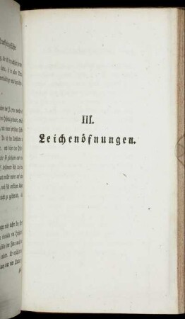 III. Leichenöffnungen.