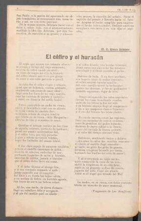 El céfiro y el huracán : (Fragmento de "Les Bouffons")