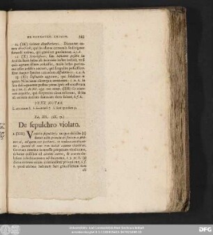 Tit. XII. (IX. 19.) De sepulchro violato.