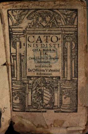 Catonis Disticha moralia