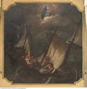 Pietro Colonna aus dem Sturm gerettet