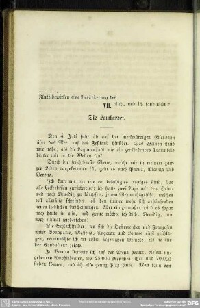 VII. Die Lombardei