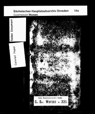 Gerichtshandelsbuch von Röcknitz (beider Anteile) und Treben (bei Wurzen), Bd. 2