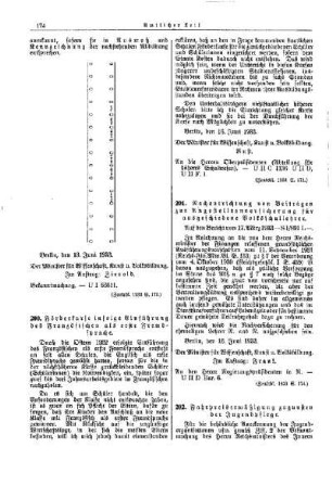 Förderkurse infolge Einführung des Französischen als erste Fremdsprache : [Amtlicher Teil]