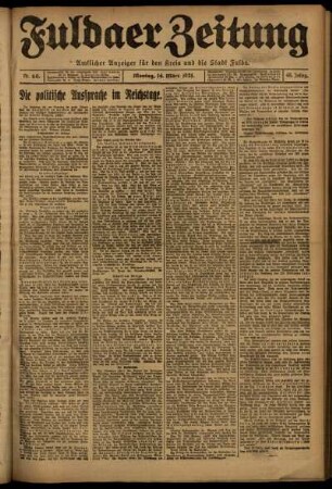 Ausgabe vom Montag, den 14. März 1921.
