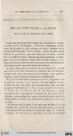 1: Sur les noms tracés à la pointe : sous le pied de quelques vases grecs