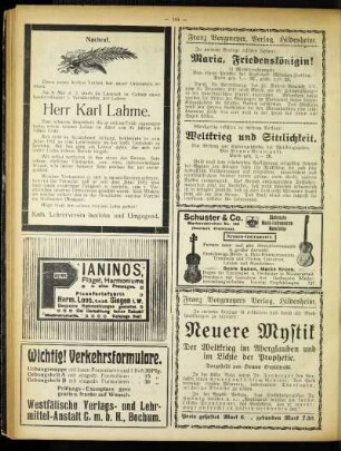 Nachruf : [Herr Karl Lahme]