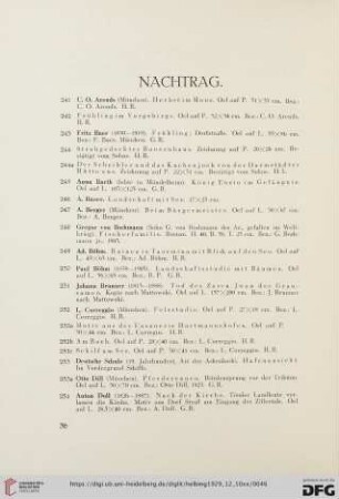 Nachtrag (Nr. 241-328)