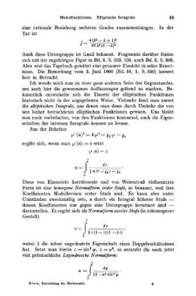 Elliptische Integrale und arithmetisch-geometrisches Mittel.