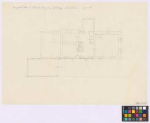 Wilhelmsdorf (Landkreis Goldberg): Umgebindehaus. Haupthaus (Grundriss)