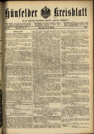 Ausgabe vom Donnerstag, den 28. Oktober 1915.