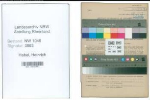 Entnazifizierung Heinrich Habel , geb. 31.07.1899 (Landwirt)