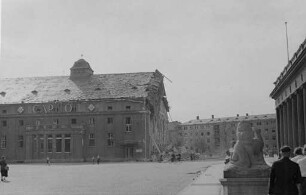 Zerstörungen Zweiter Weltkrieg - Luftangriff auf Karlsruhe am 02./03.09.1942. LS-Revier V. Konzerthaus (Capitol-Lichtspiele)